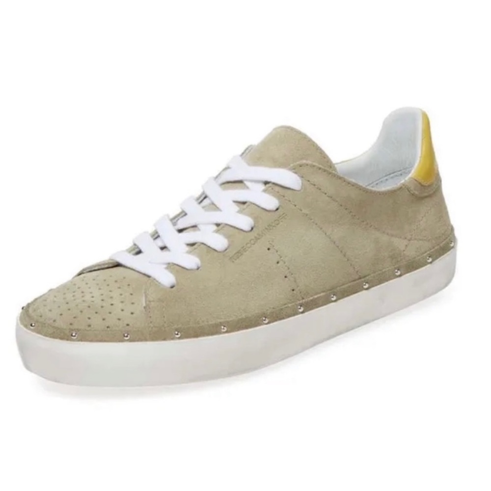 New Rebecca Minkoff Low Top Suede Lace Up Studded Sneakers Size US 11